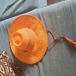 Wide Brim Ghanaian Handwoven Hat